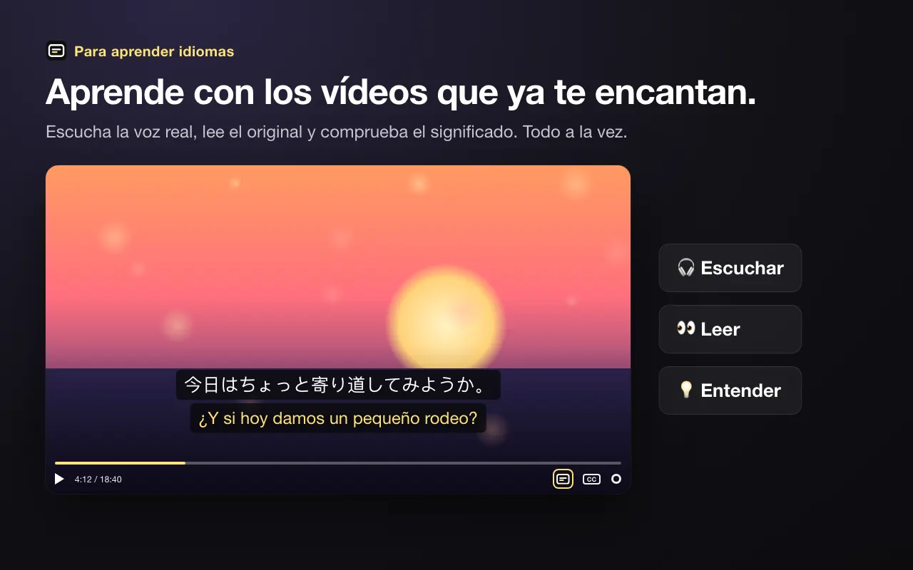 Aprende con los vídeos que ya te encantan.