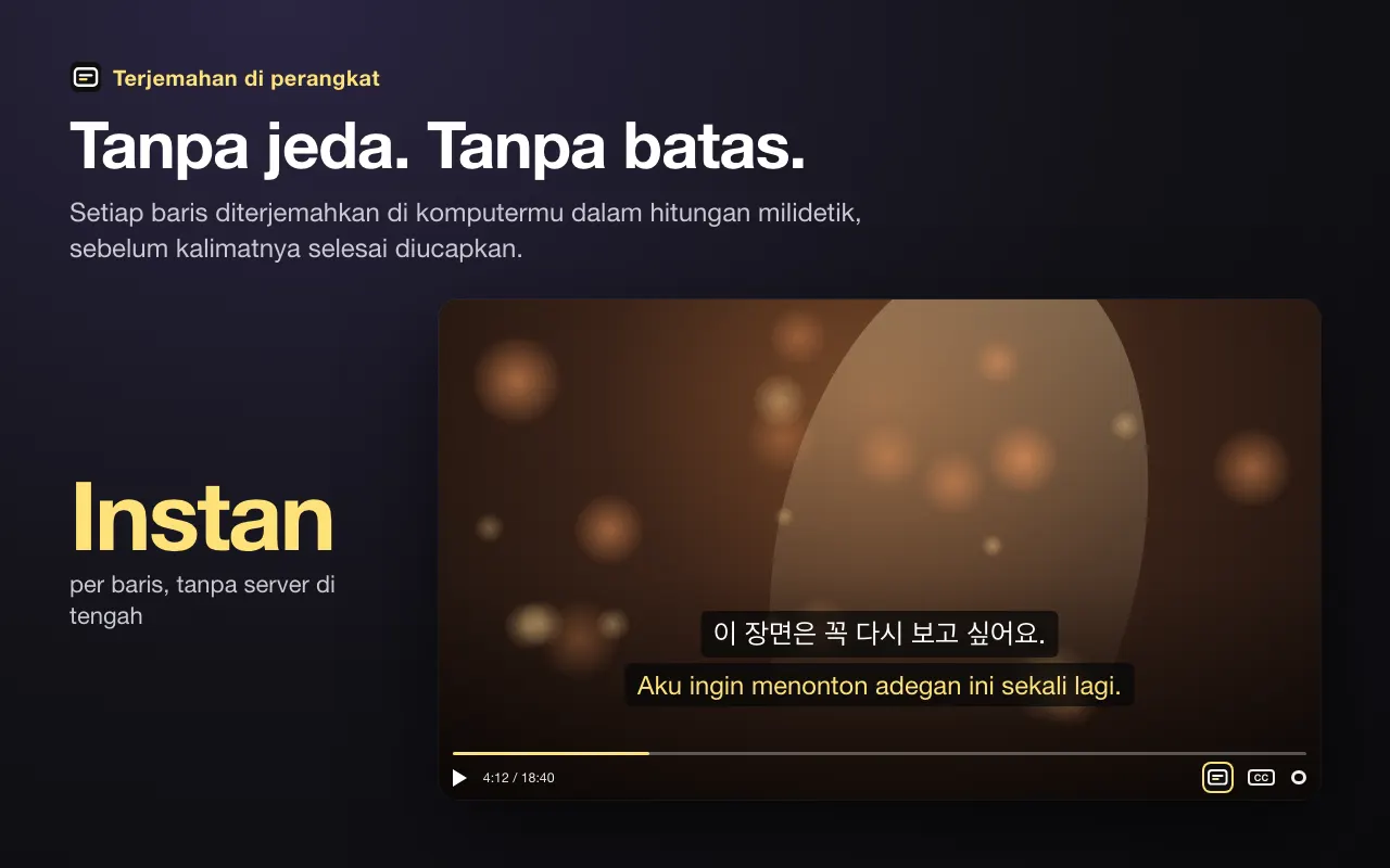 Tanpa jeda. Tanpa batas.