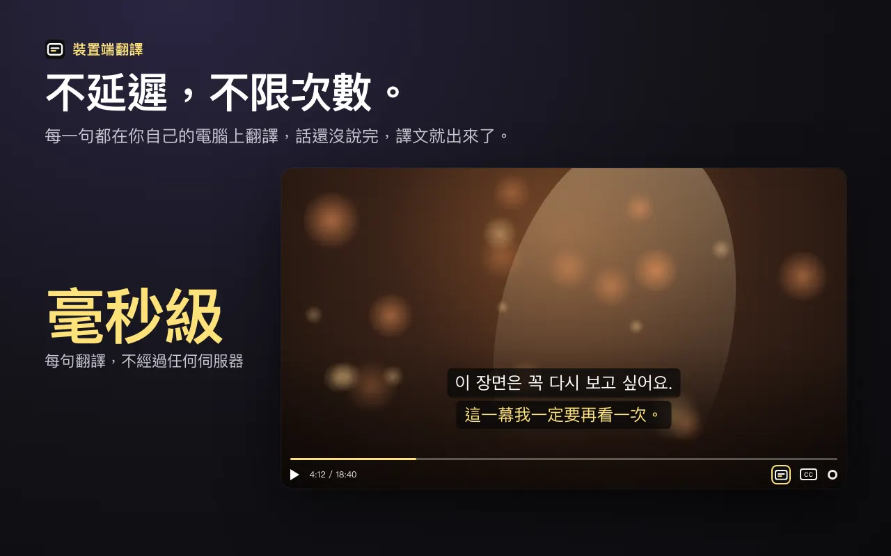 不延遲，不限次數。